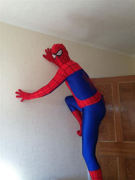 Spiderman mascot appearance